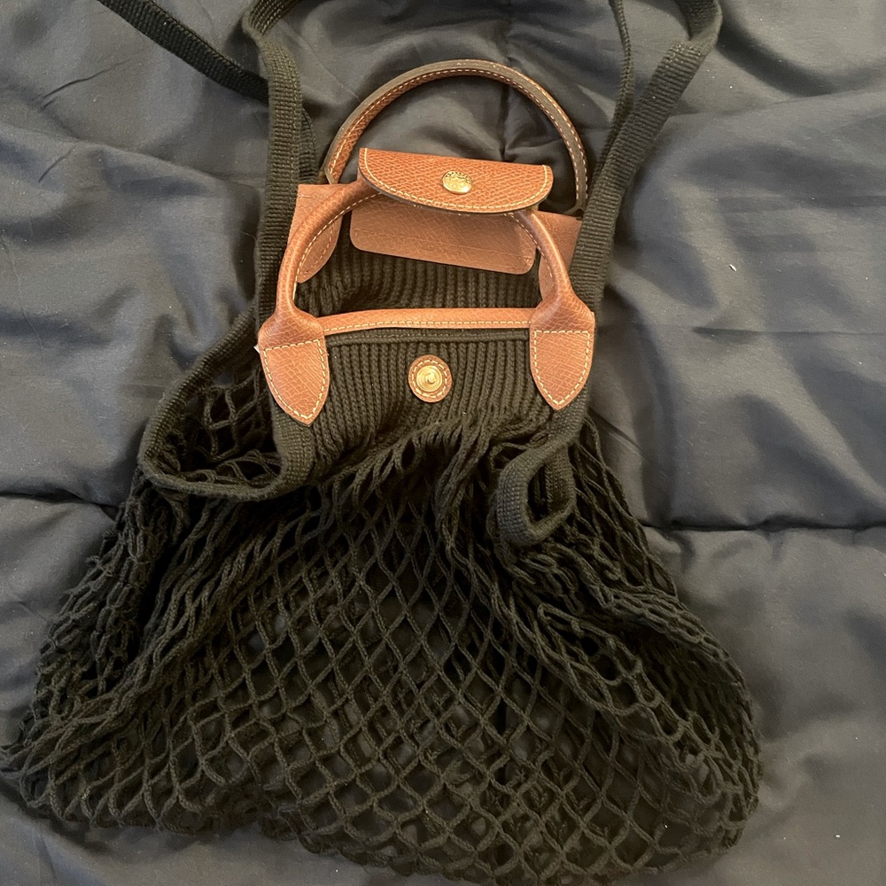 Longchamp “le Pliage Filet” shoulder bag